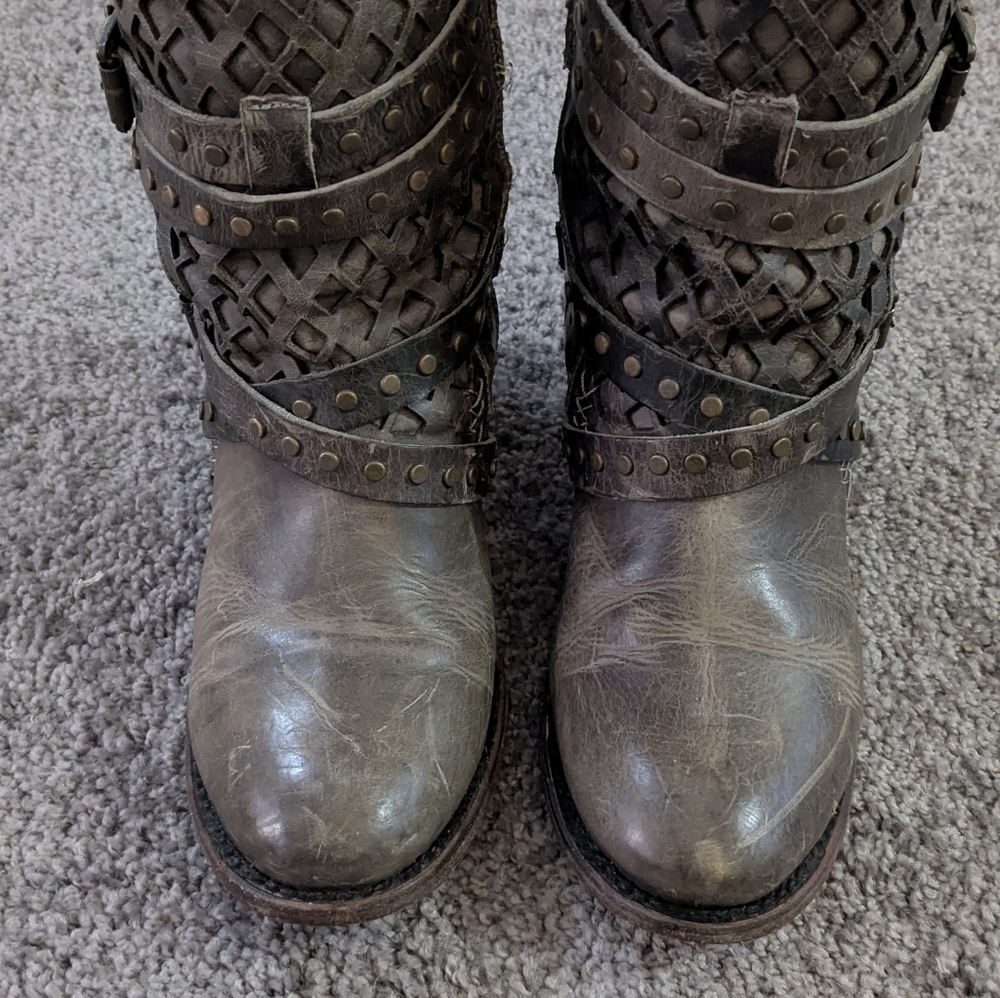 Freebird by Steven - FB-Cato Leather Custom Boots - Size 10 Womens